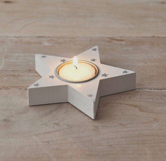 White star t-light holder