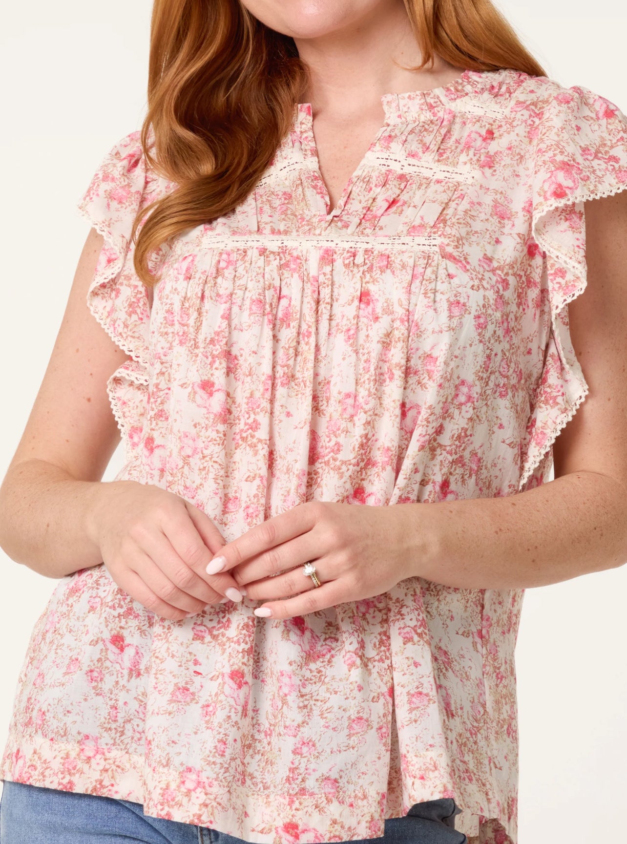 Boho Ruffle Blouse