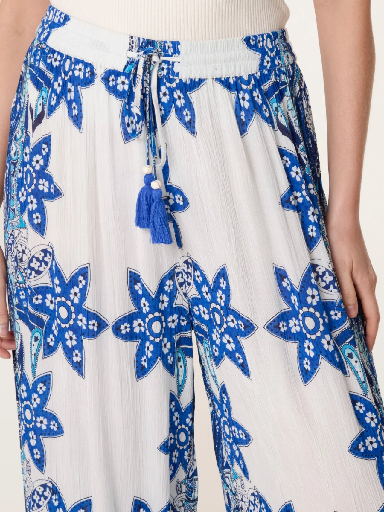 Boarder Print Trousers