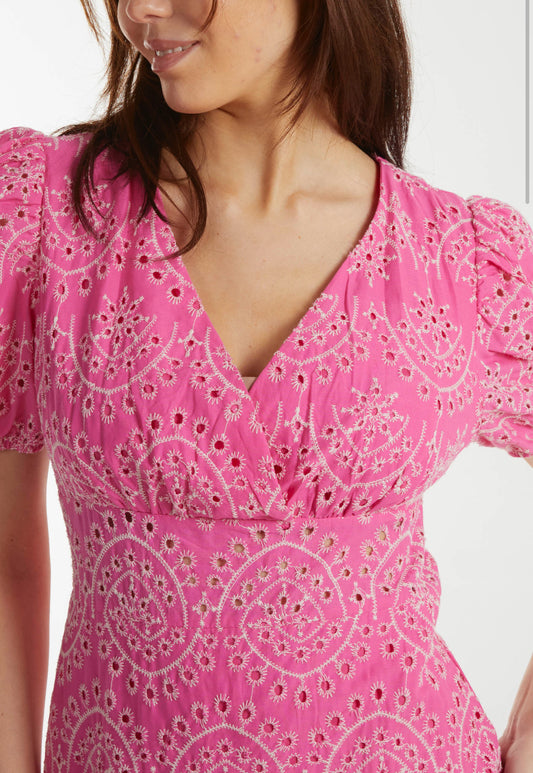 Broderie Anglaise Maxi Dress