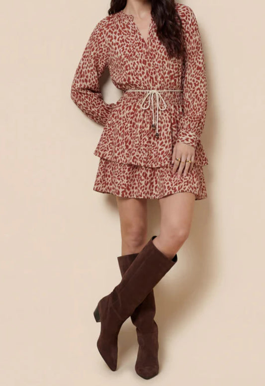 Rusty Leopard Dress
