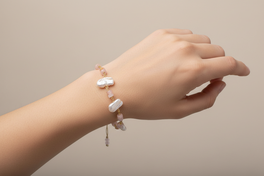 Gemstone & Shell Bracelet