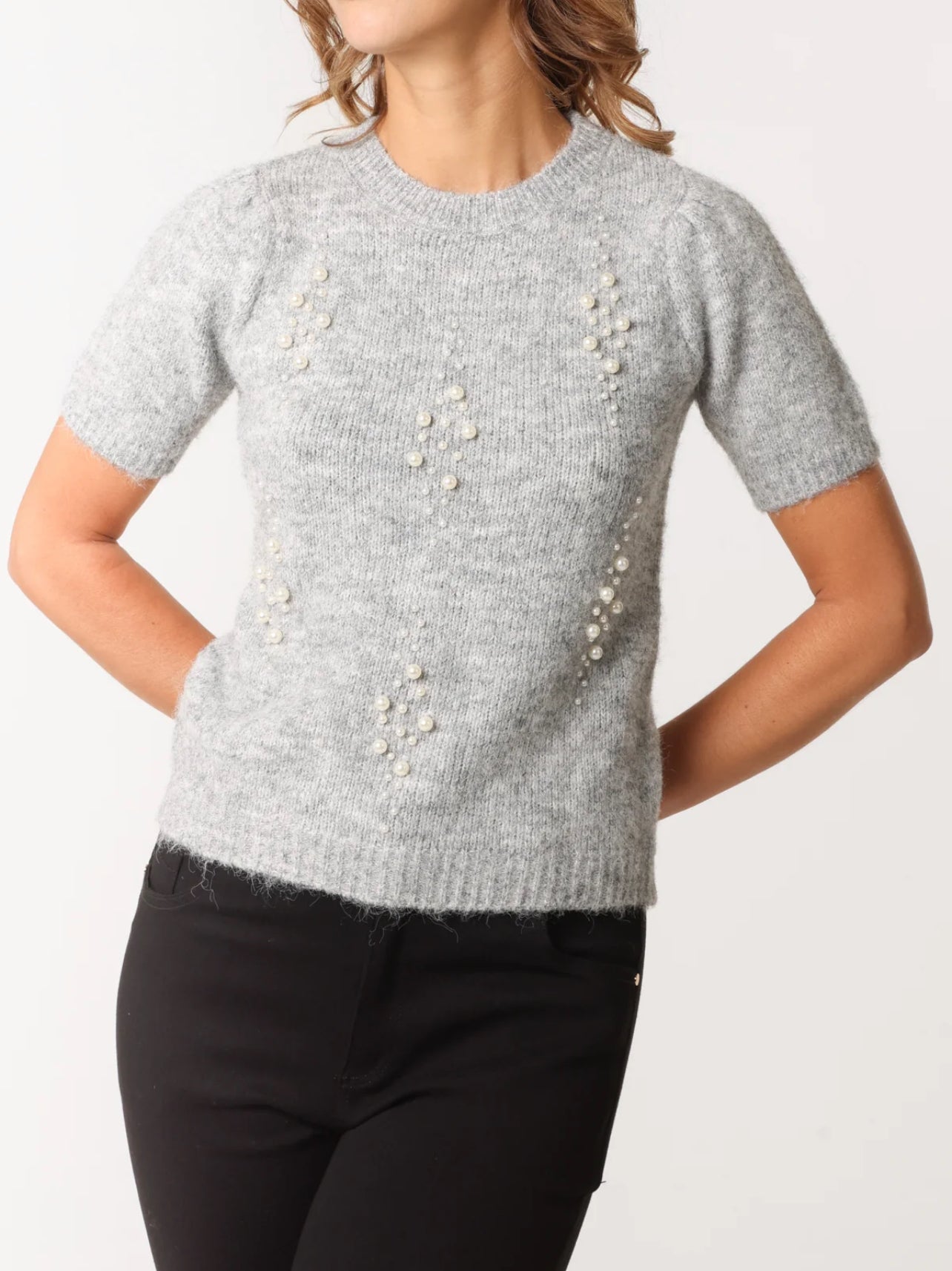 Pearl Embellished Jumper
