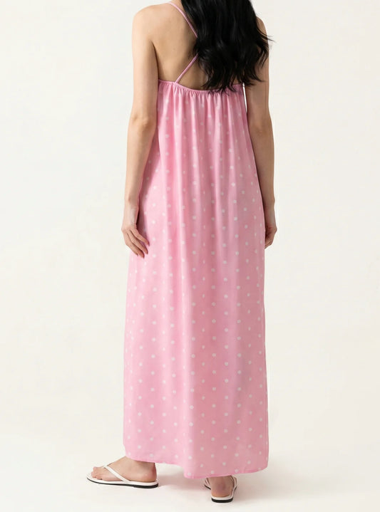 Polka Dot Maxi Dress