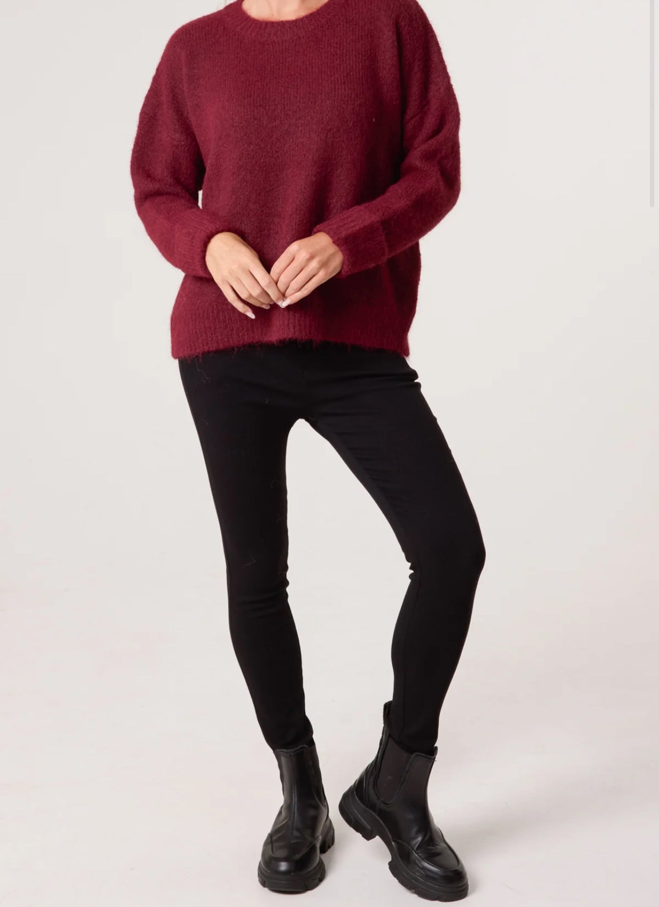 Roll Sleeve Jumper