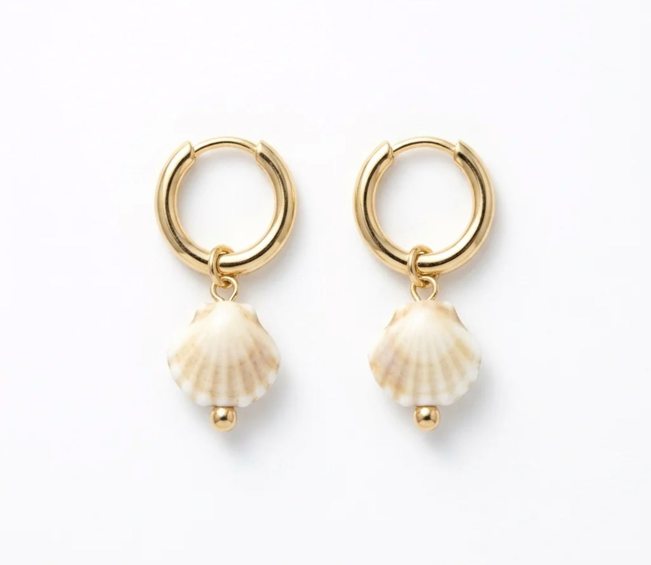 Porcelain Seashells Earrings