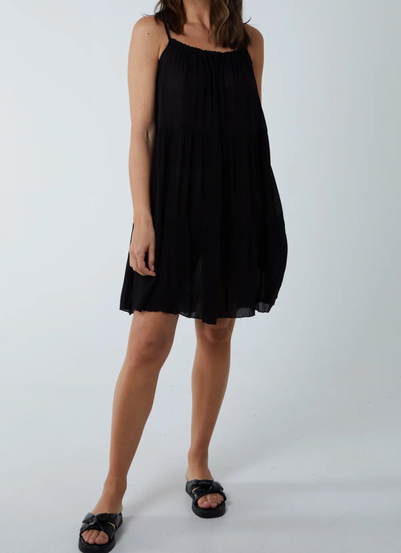 Tiered mini dress