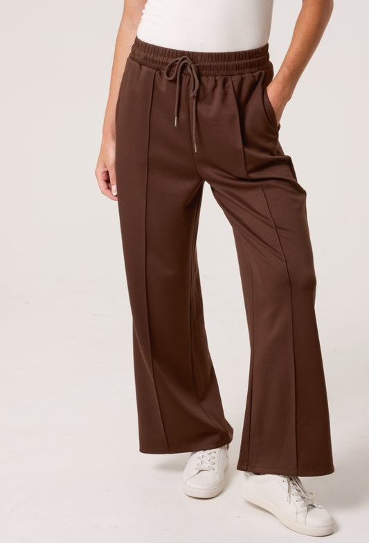 Pintuck Wide leg Trouser
