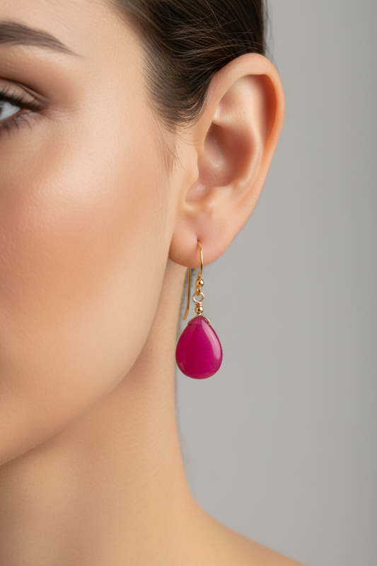 Pear Gemstone Earrings