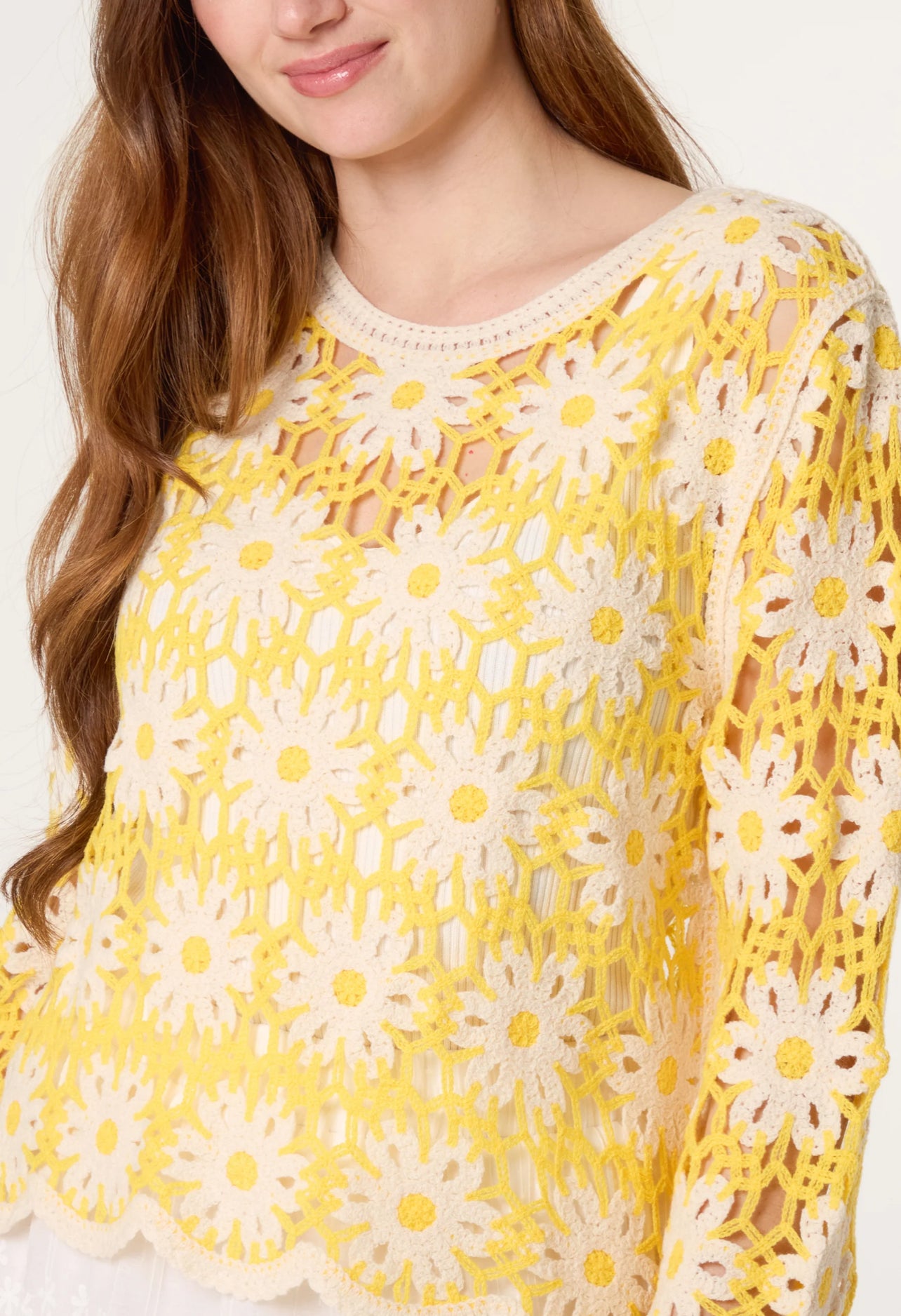Daisy Crochet Top