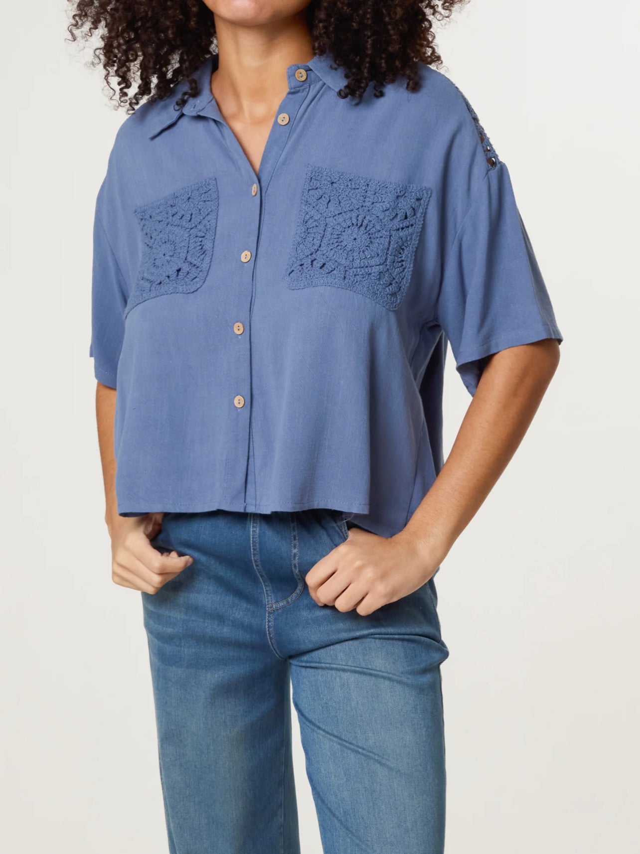 Crochet Loose Fit Shirt