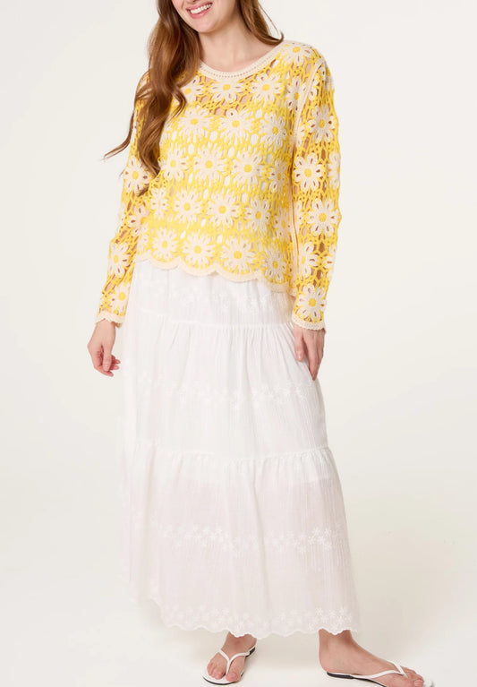 Daisy Crochet Top