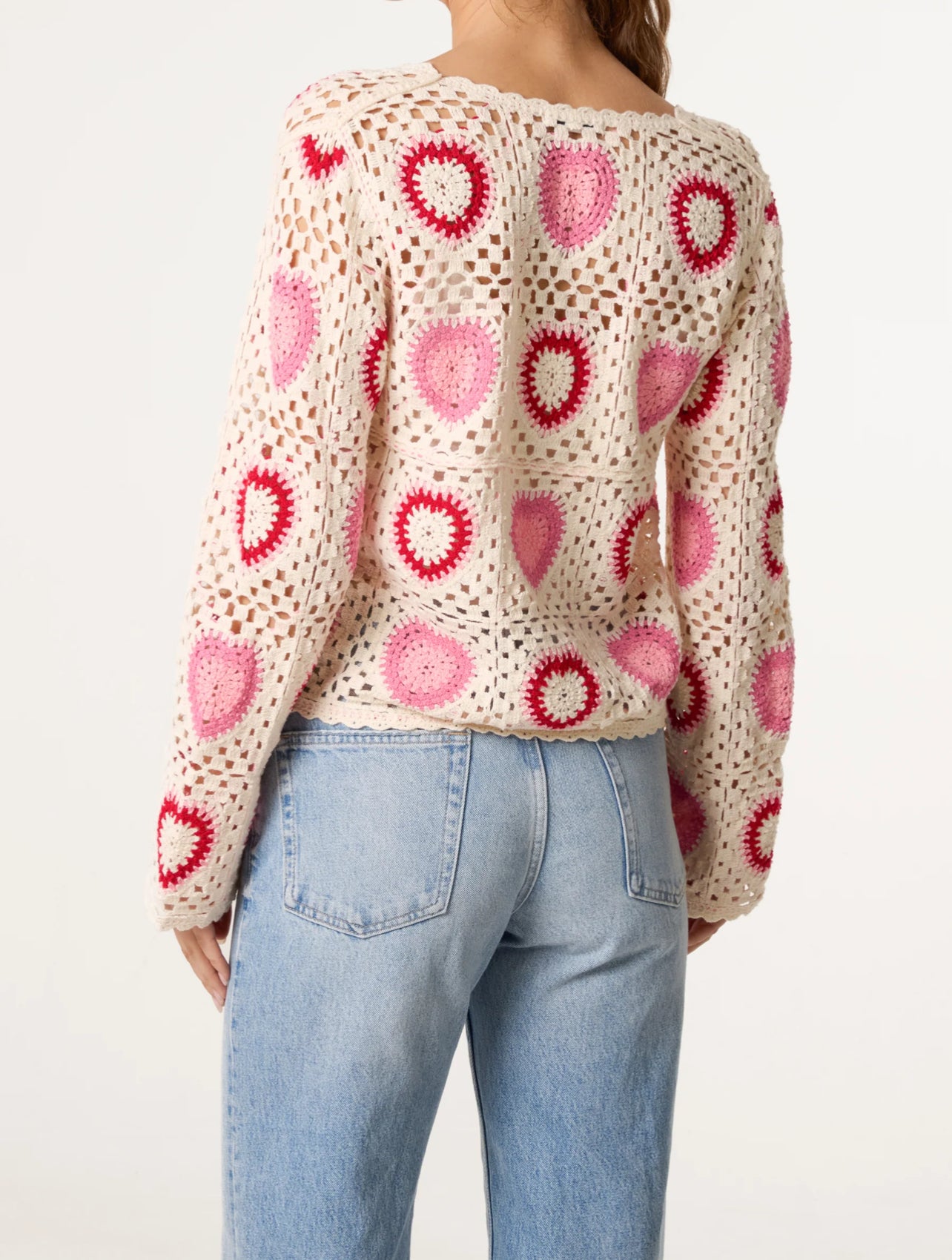 Heart Crochet Cardigan