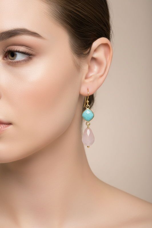 Hand Crafted Crystal Earrings