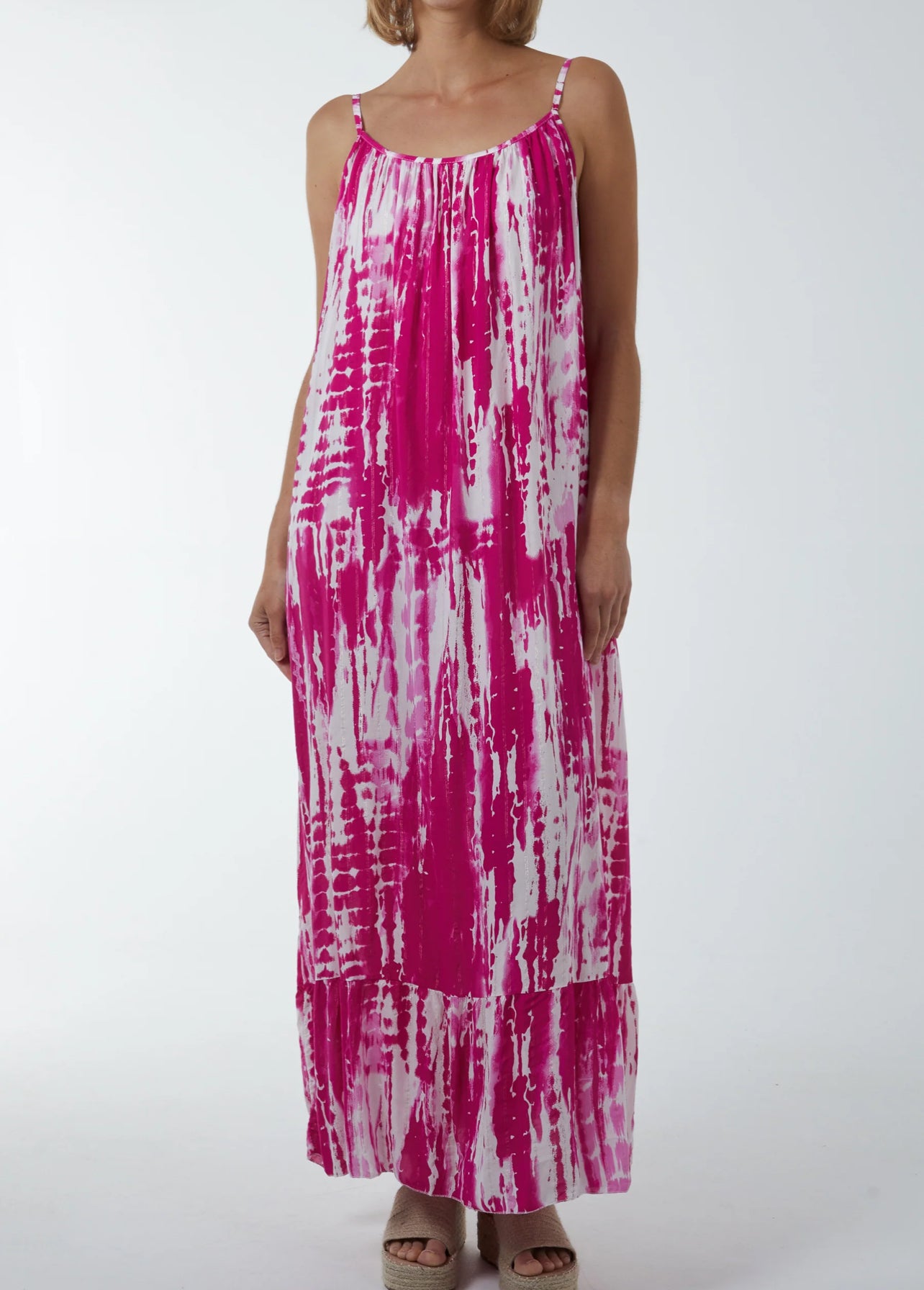Print maxi dress