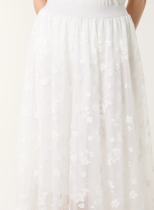 Mesh Flower Skirt