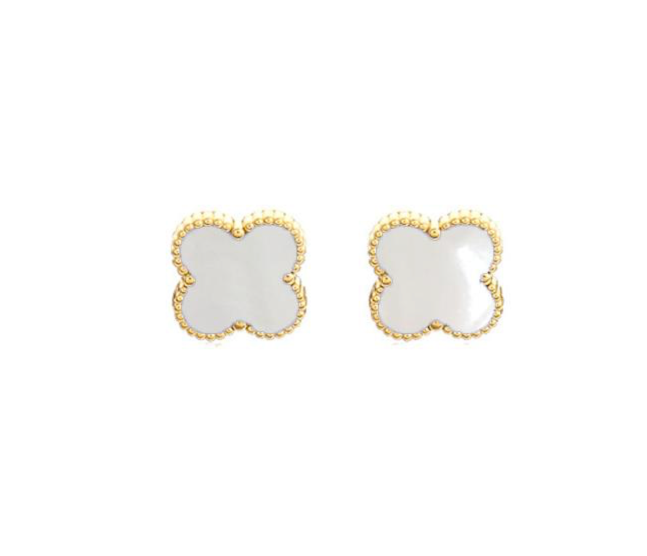 Dainty Clover Stud Earrings