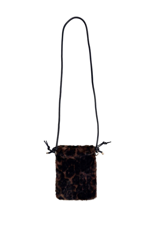 Animal Faux Fur Pouch