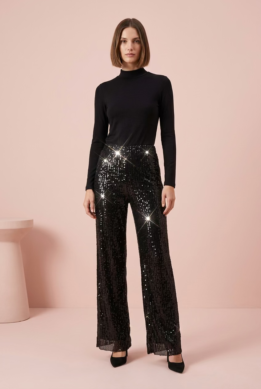 Heavy Sequin Trouser