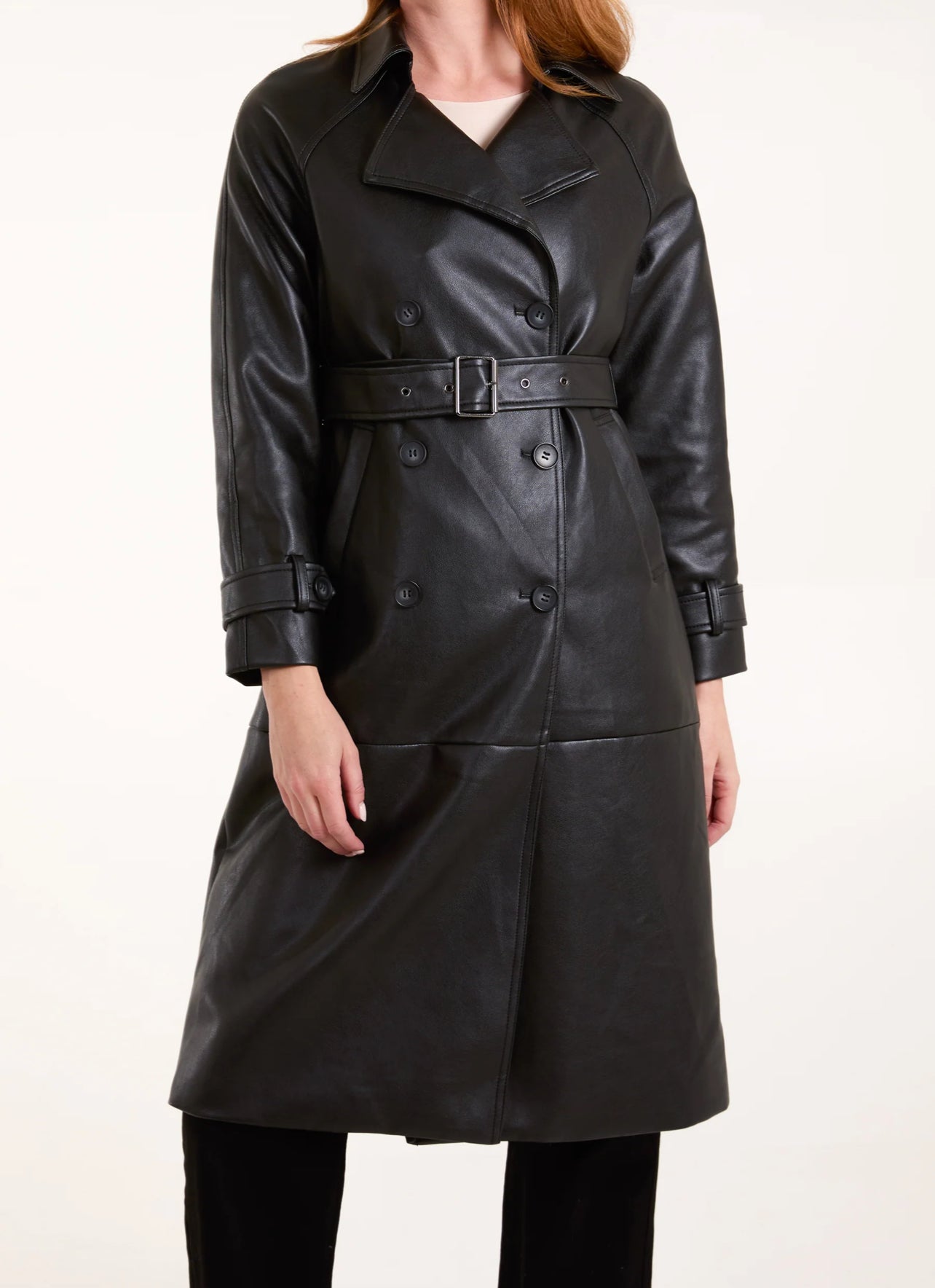 Leather Trench Coat