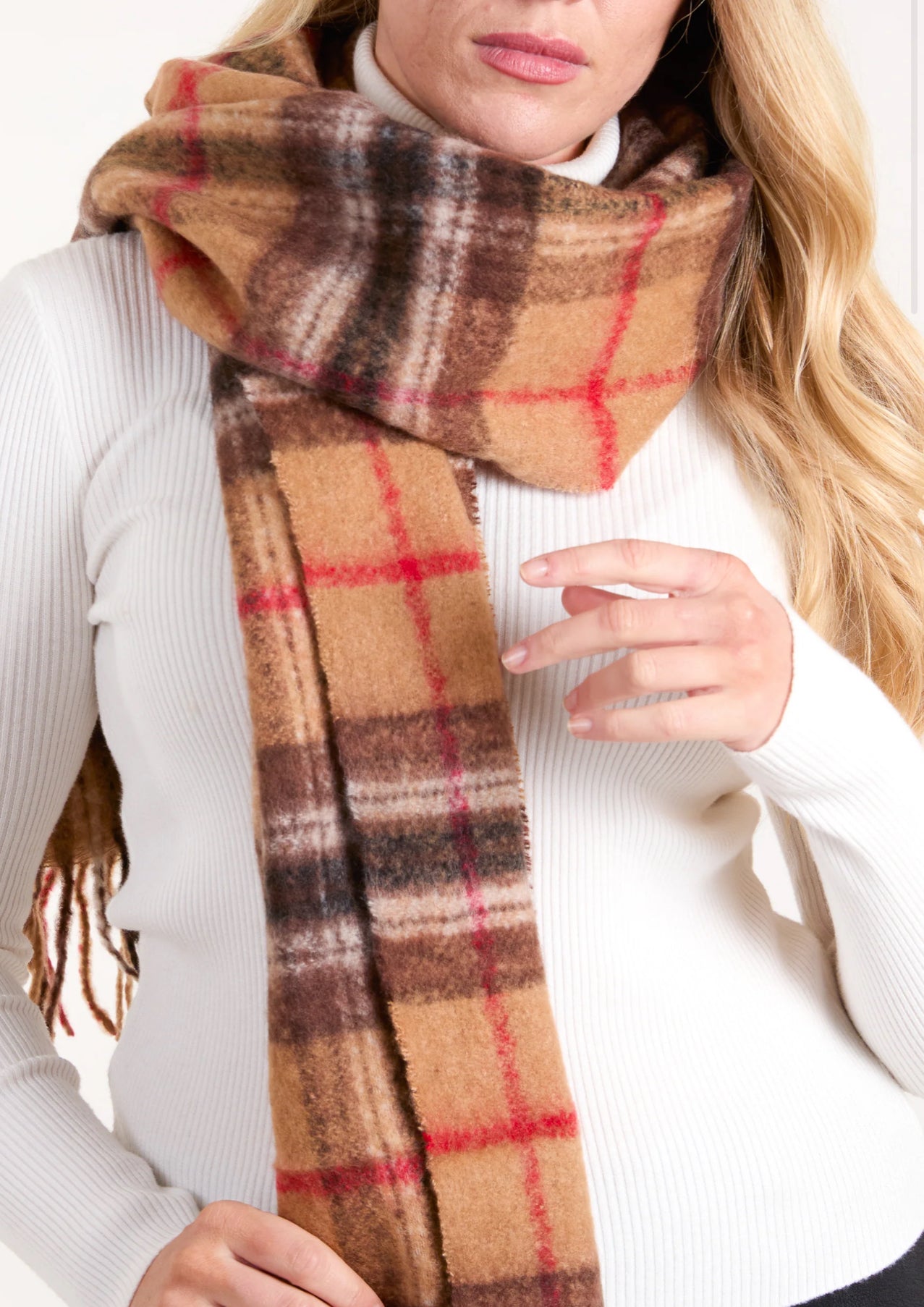 Chunky Check Scarf