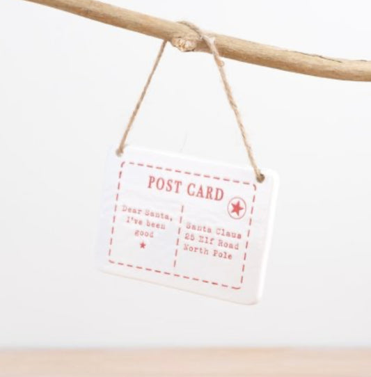 Dear Santa Post Card