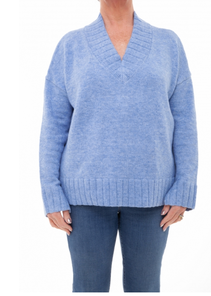 Angora V neck Jumper