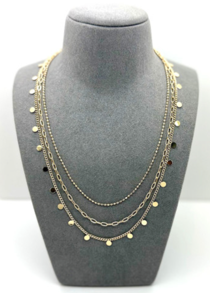 Spotty Layered Necklace