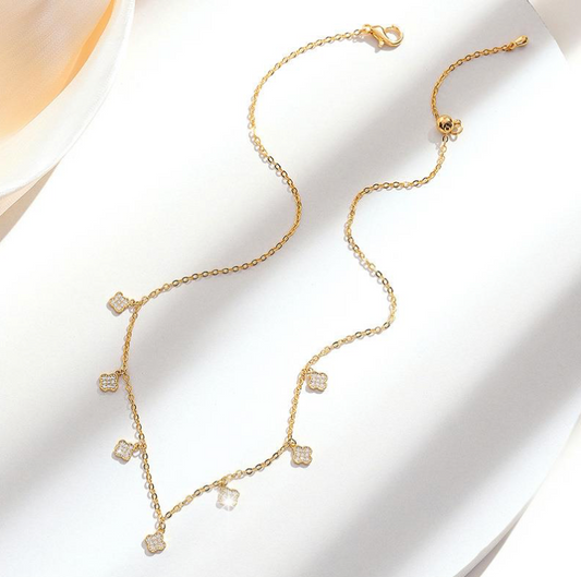 Mini Multi Clover Necklace