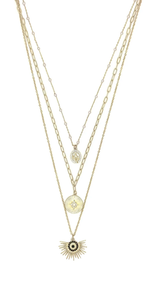 Layered Pendant Necklace