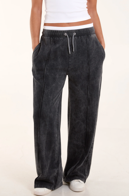 Washed Contrast Joggers