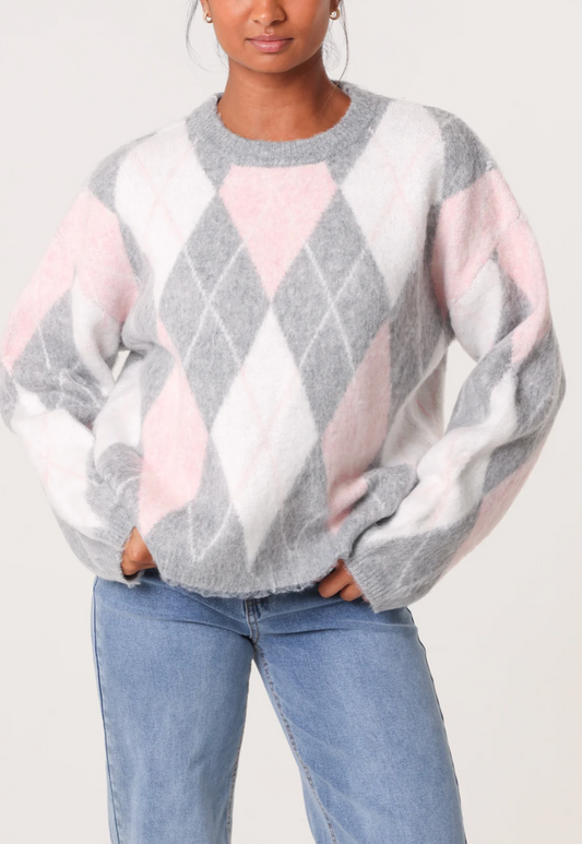 Argyle Diamond Jumper