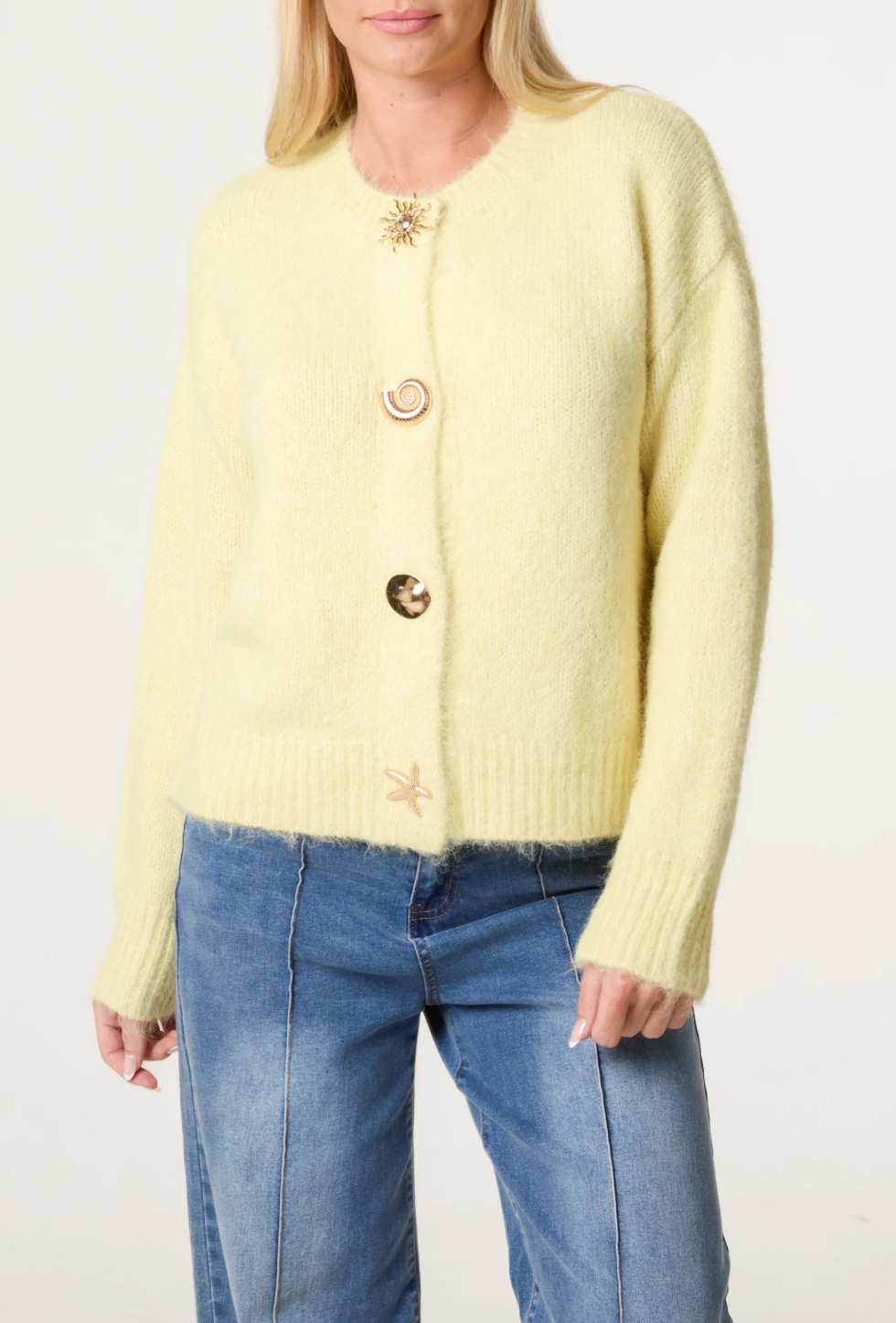 Sunshells Button Cardigan