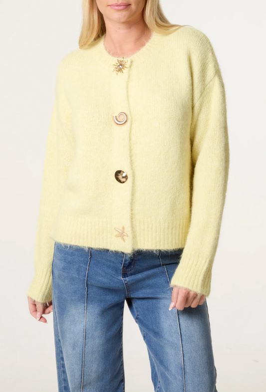 Sunshells Button Cardigan