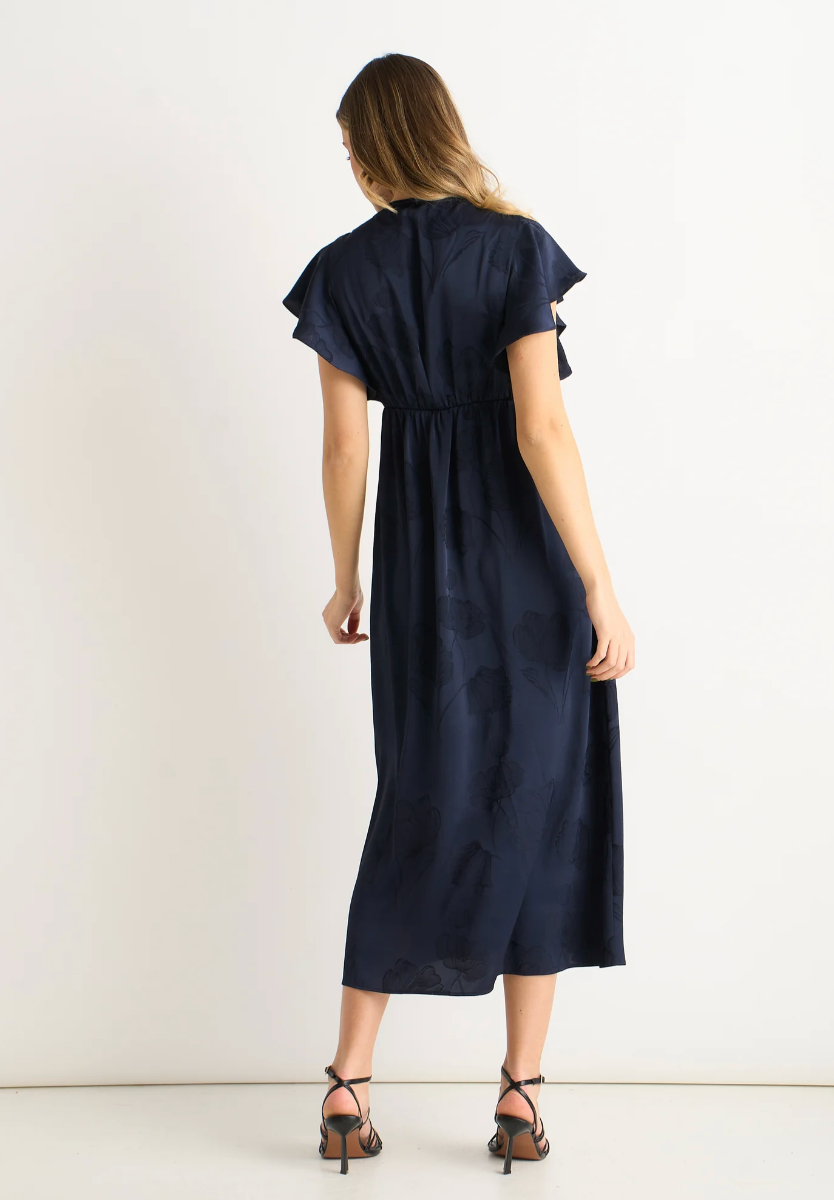 Jacquard Floral Dress