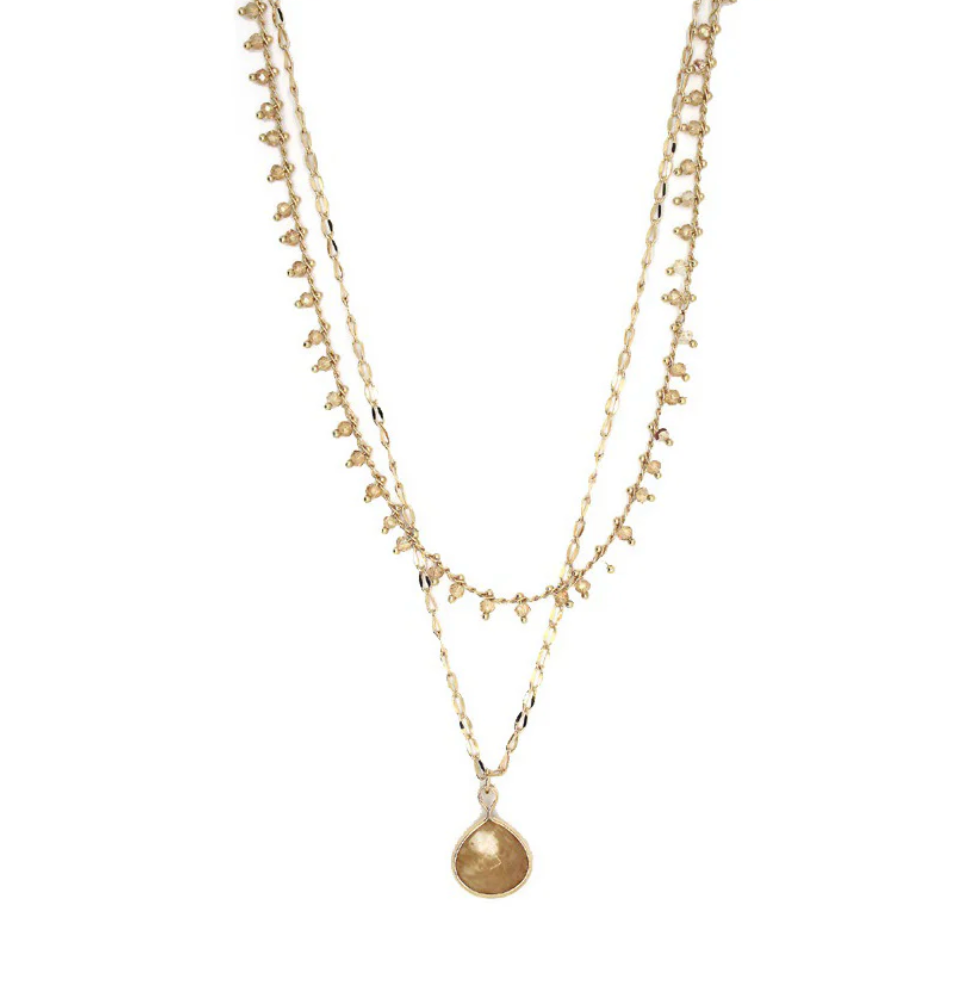 Delicate Stone Necklace