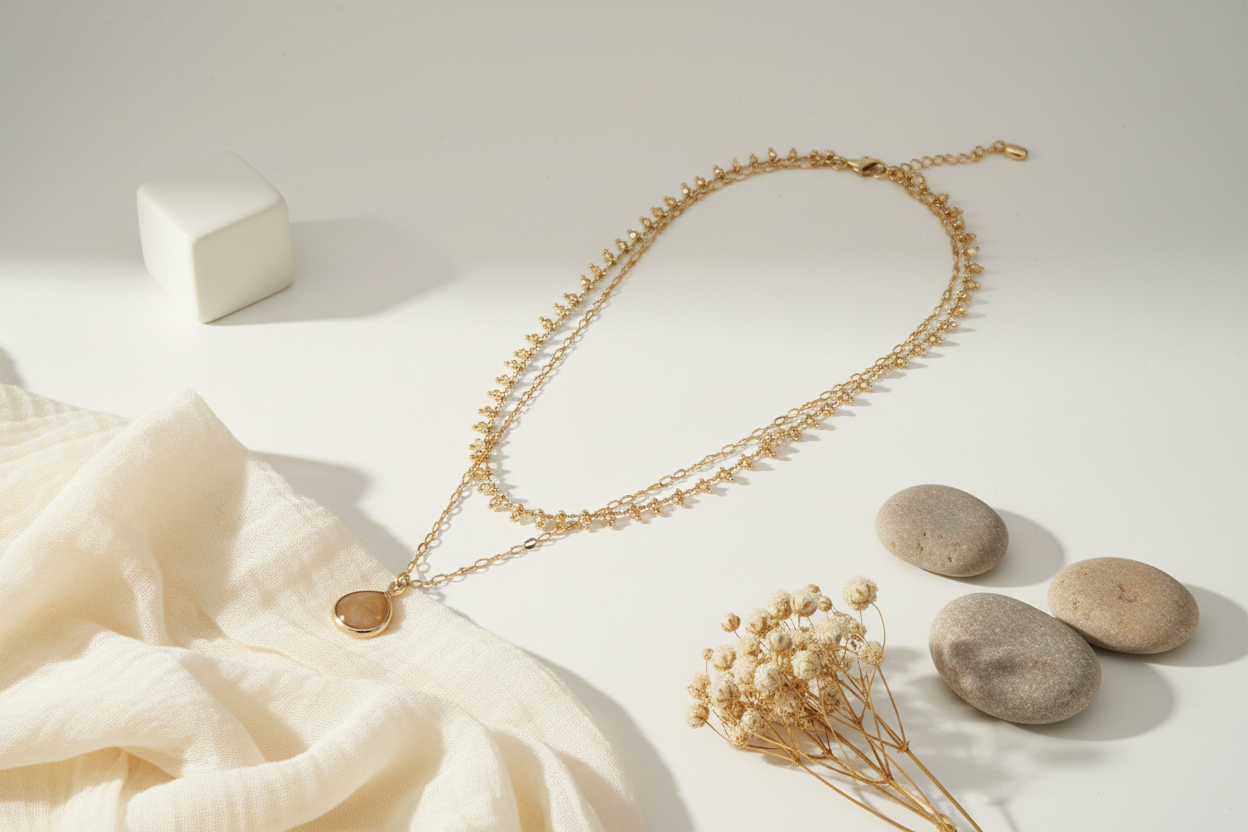 Delicate Stone Necklace
