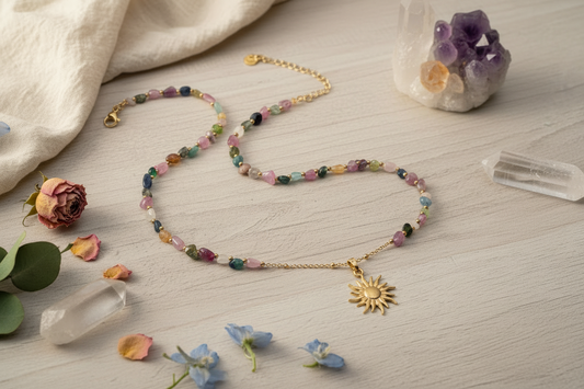 Sun Gemstone Necklace
