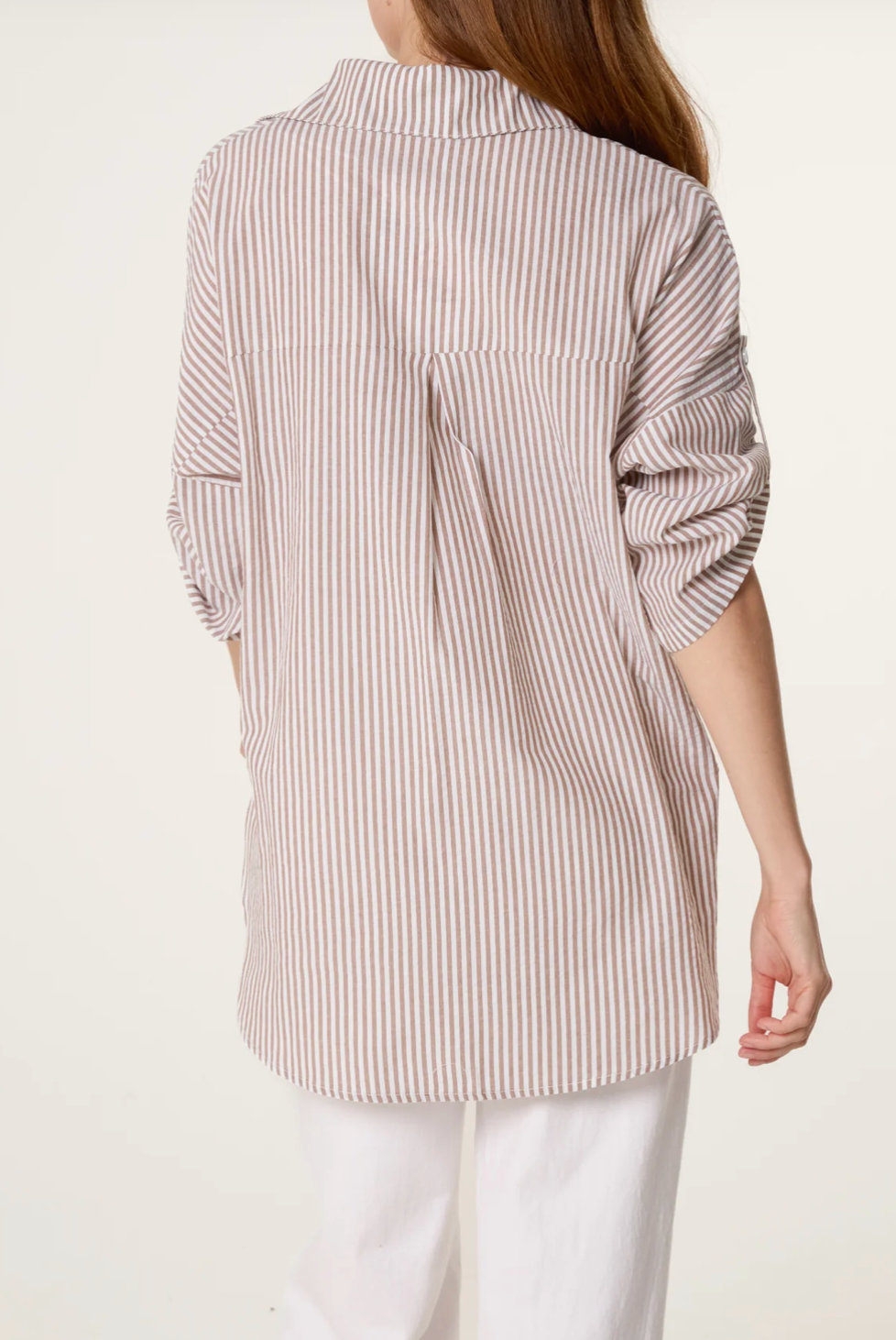 Striped Sea Button Shirt