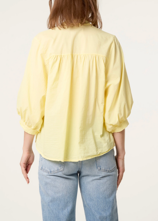 Embroidered 3d Ditsy Top