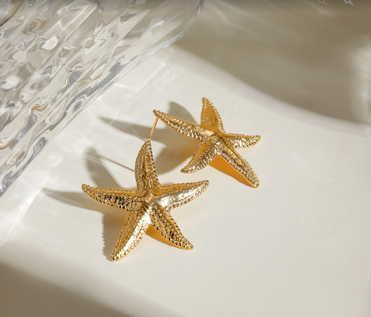 Oversize Starfish Earring