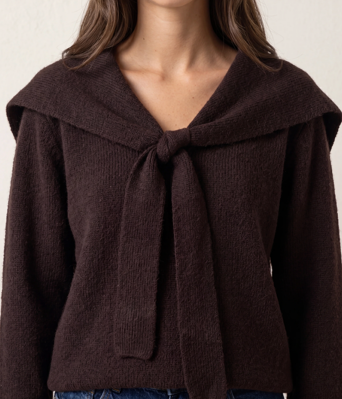 Scarf Detail Jumper