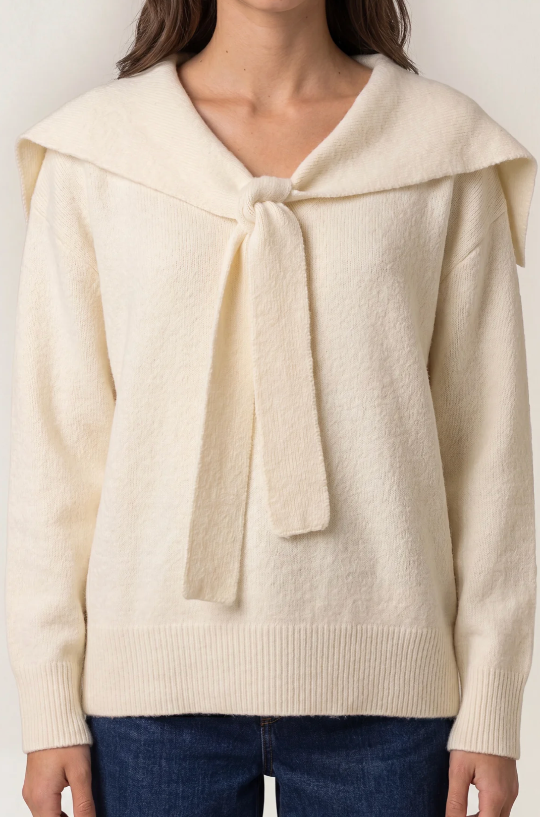 Scarf Detail Jumper