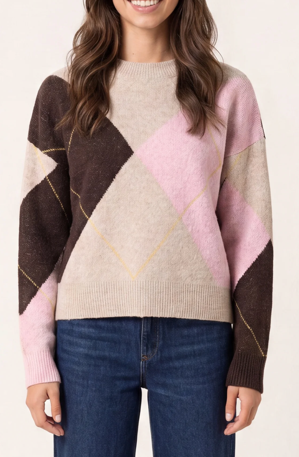 Argyle Knit Jumper