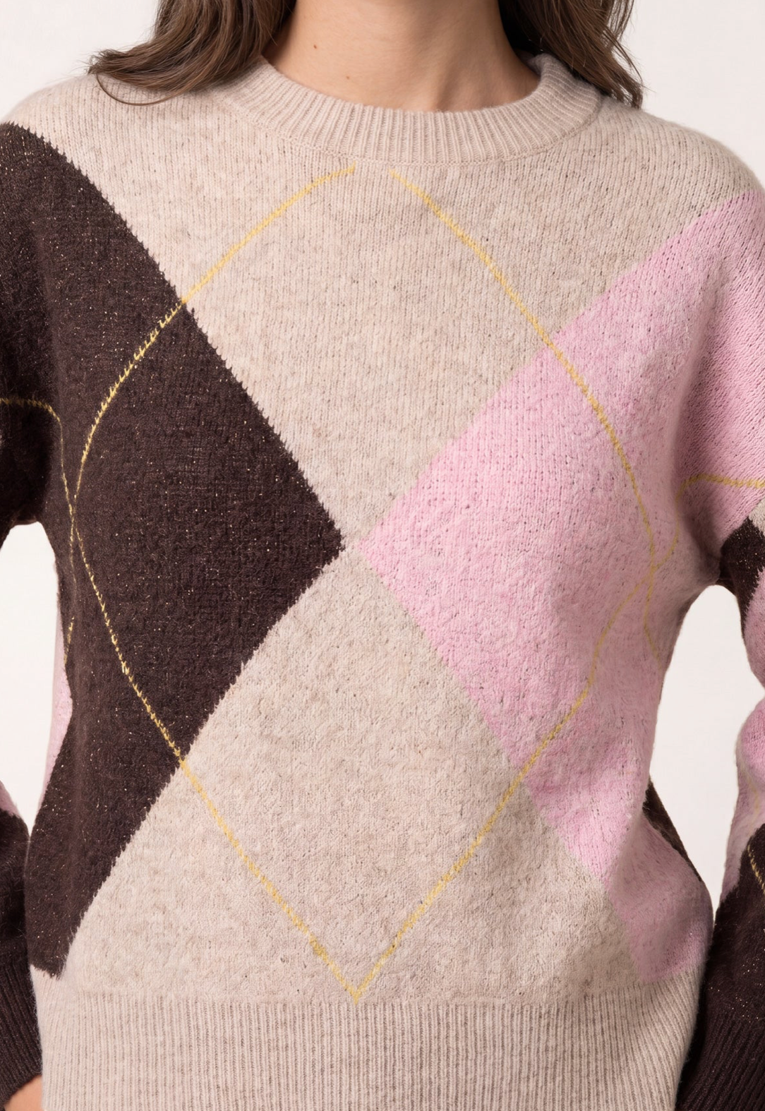 Argyle Knit Jumper