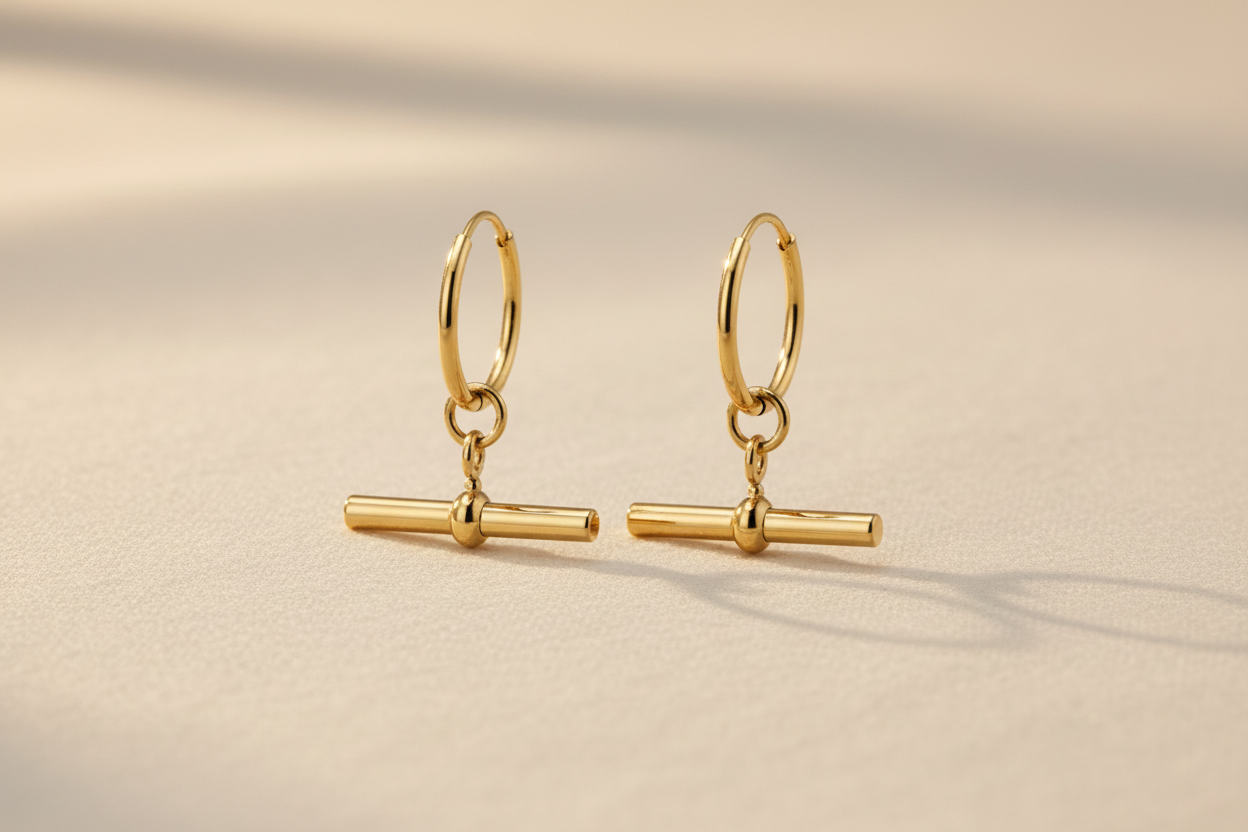 T Bar Earrings