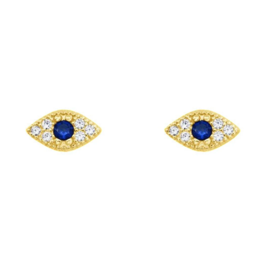 Lucky Evil Eye Studs