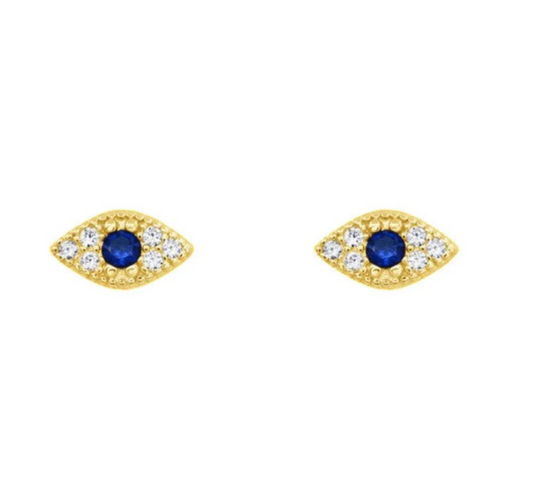 Lucky Evil Eye Studs