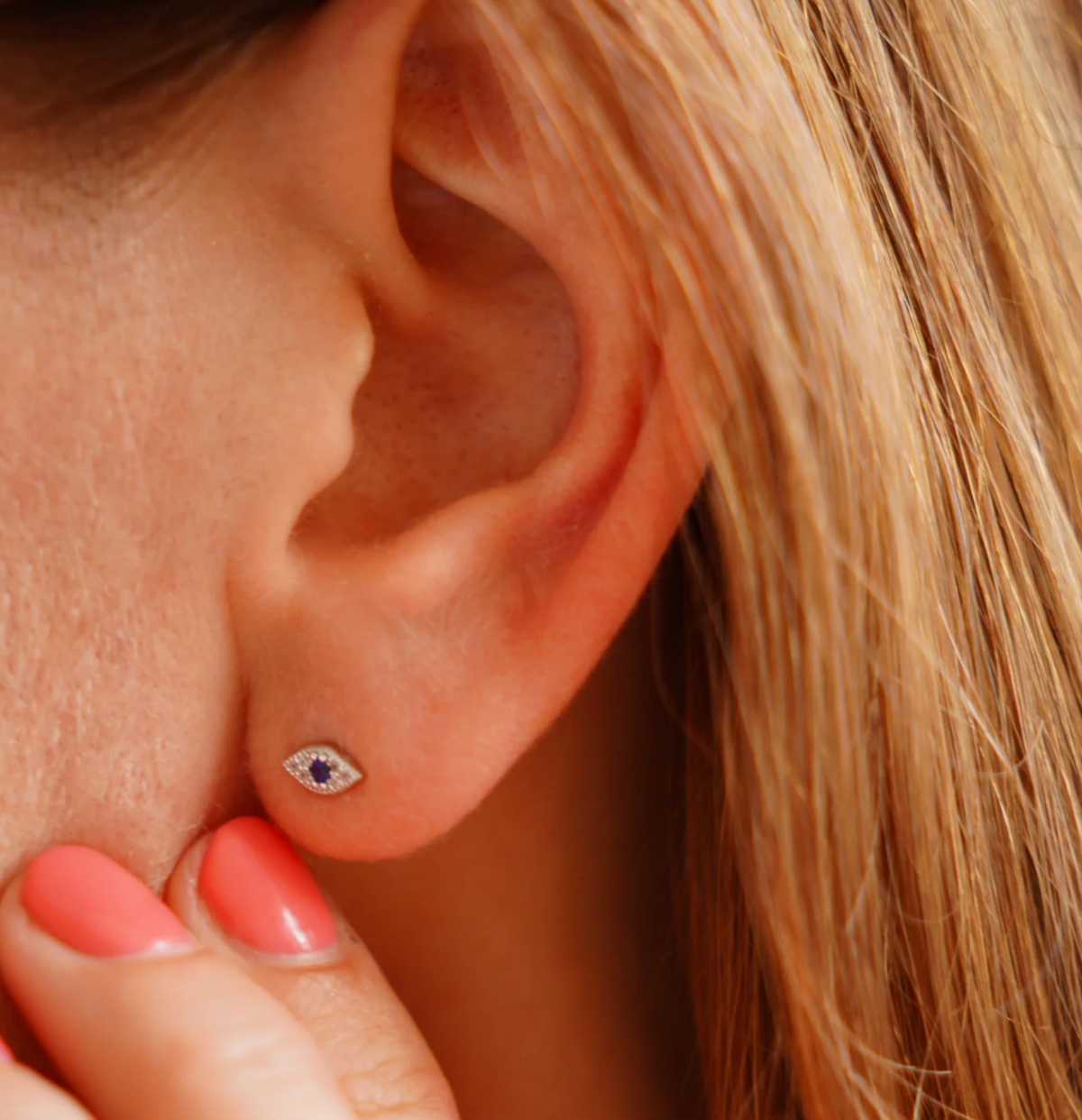 Lucky Evil Eye Studs