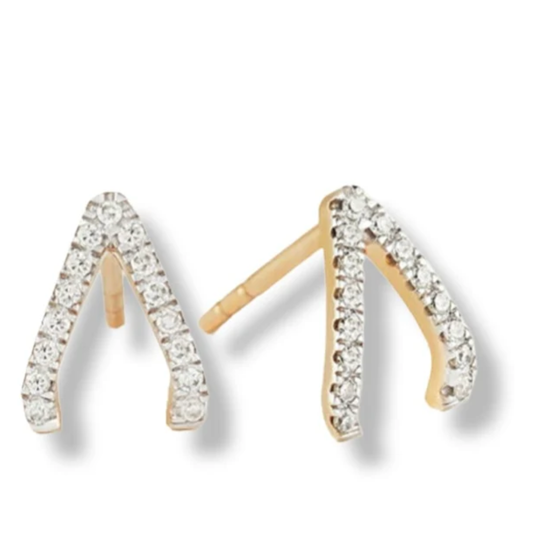 Lucky Wish Bone Earrings
